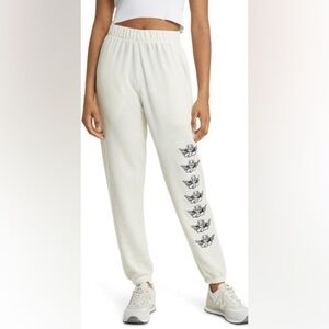 Boys Lie Beige Waffle Knit Sweatpants